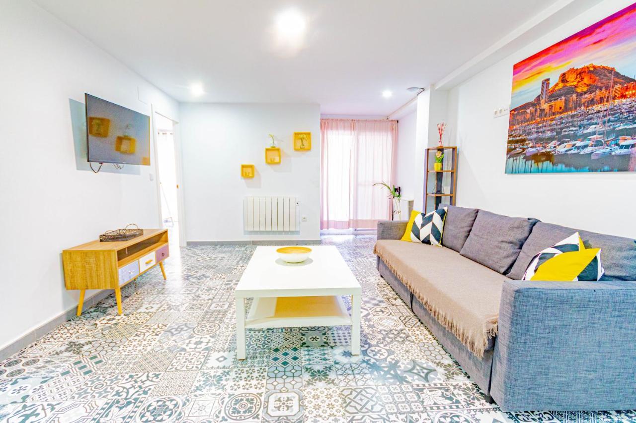 Suncastle Apartamentos Alicante -With Sunny Rooftop Terrace And Barbecue Exteriör bild